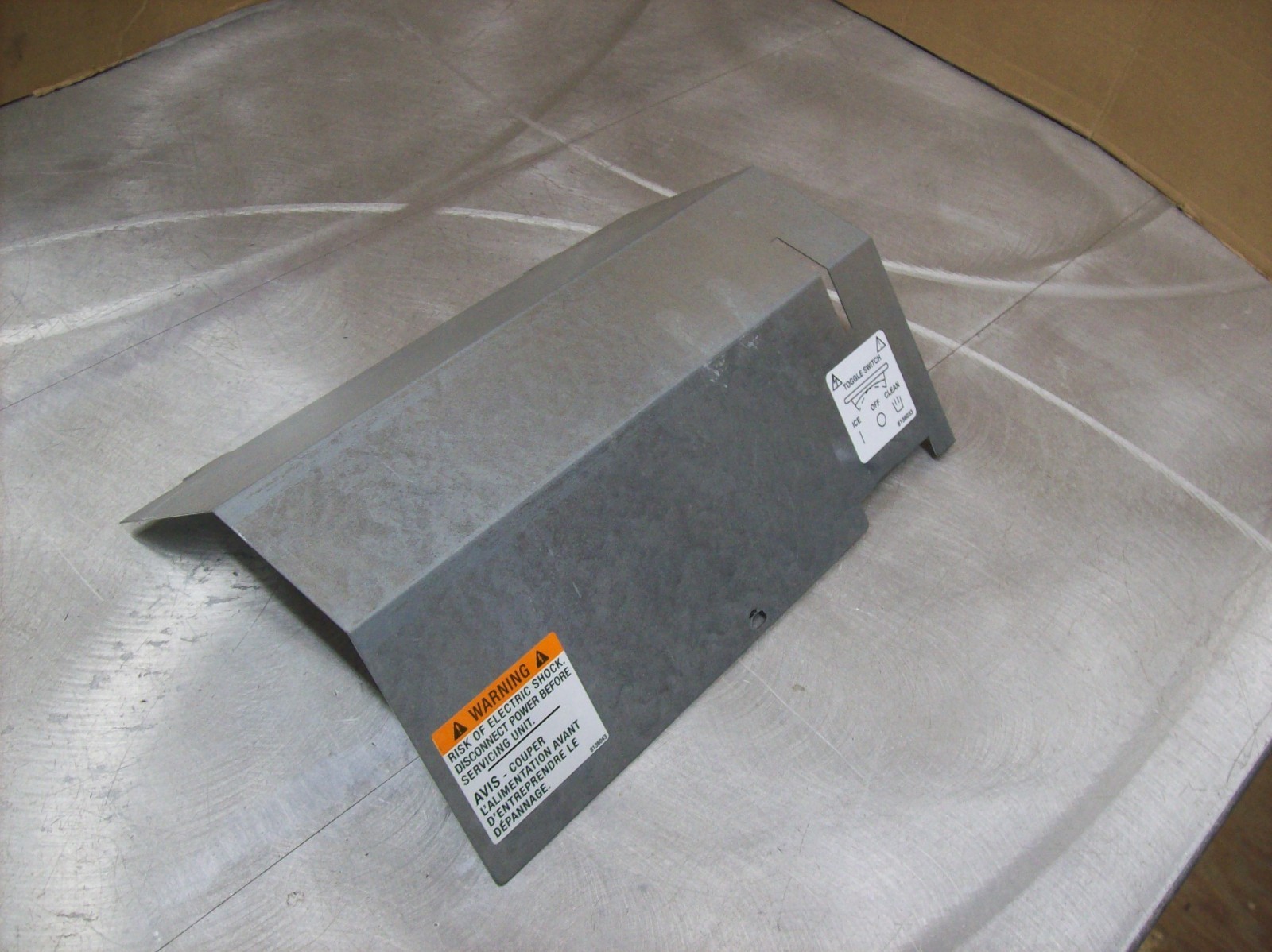 Manitowoc Genuine OEM NOS Control Box Cover (from a SF0906A machine)
