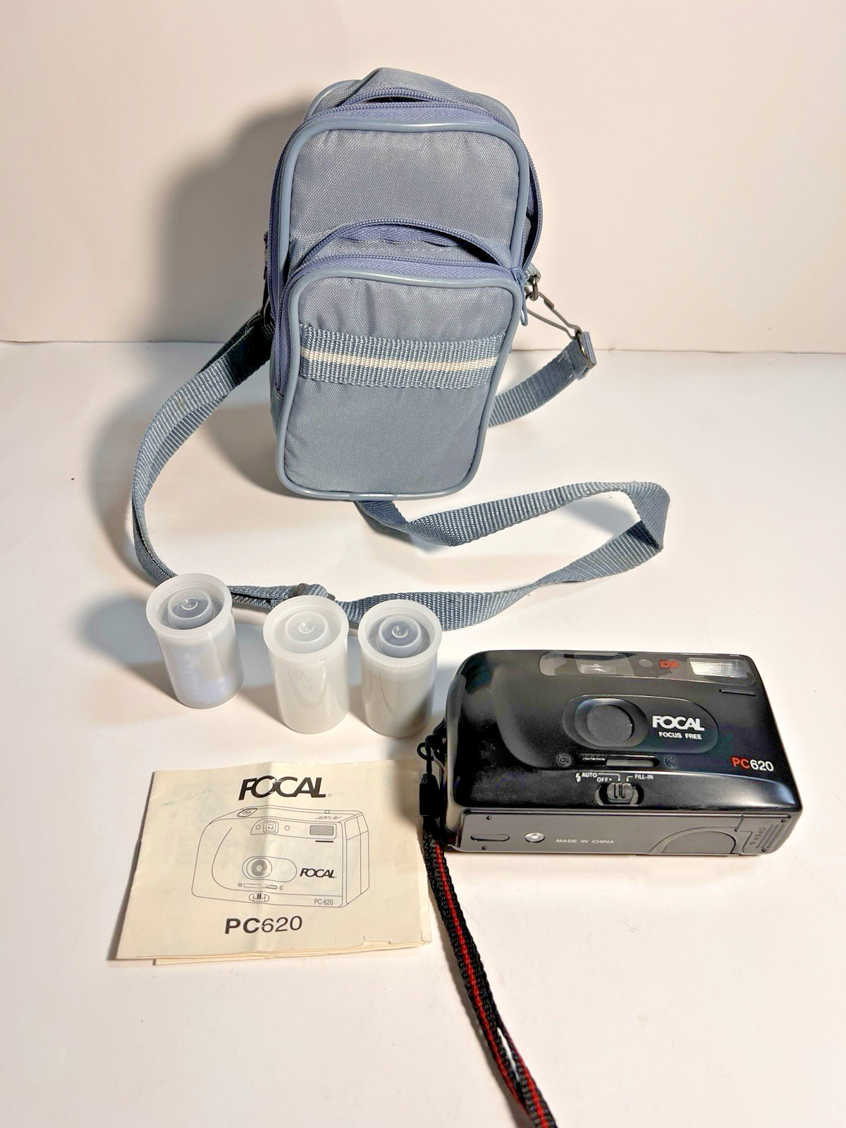 Vintage Focal PC620 35mm Film Camera DX Focus Free - Untested
