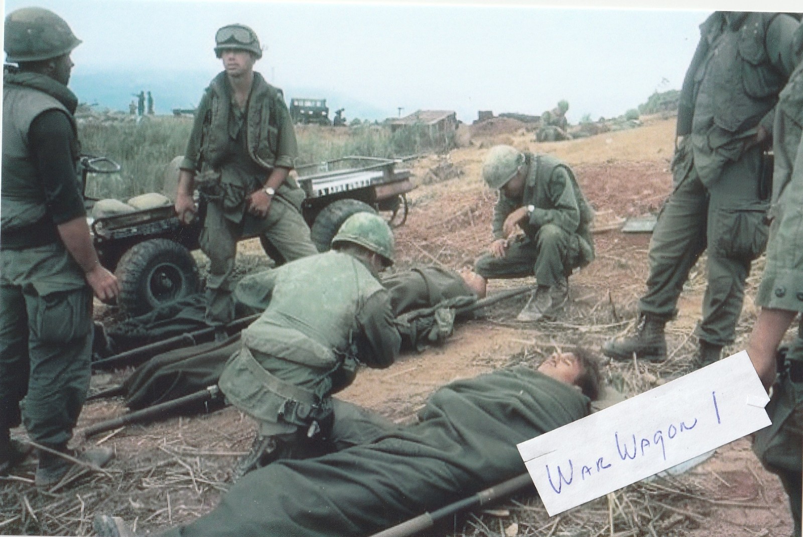 Vietnam  War  Photos -- Wounded Soldiers