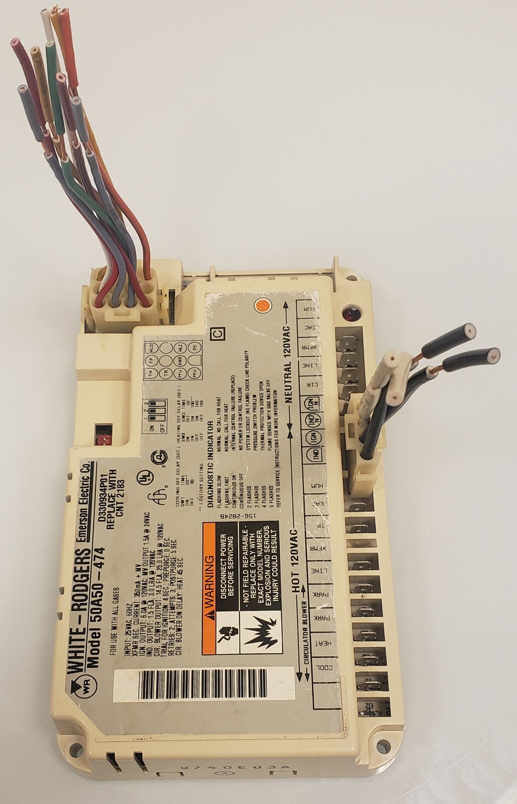 50A50-474 D330934P01 CNT2183 9740E03A control board of American Standard Furnace