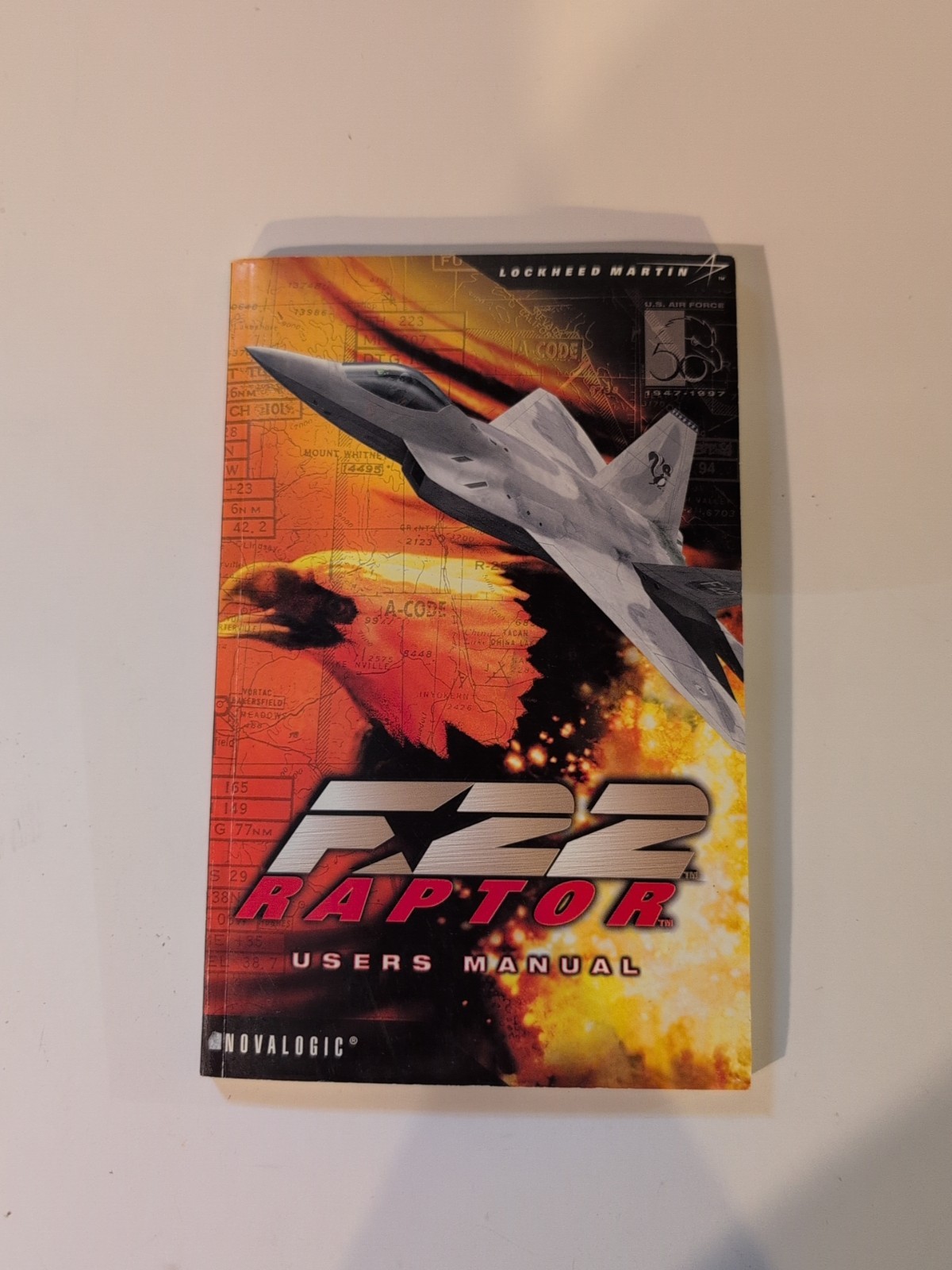 Novalogic F-22 Raptor ***Users Manual Only  1997 Nova Logic Inc