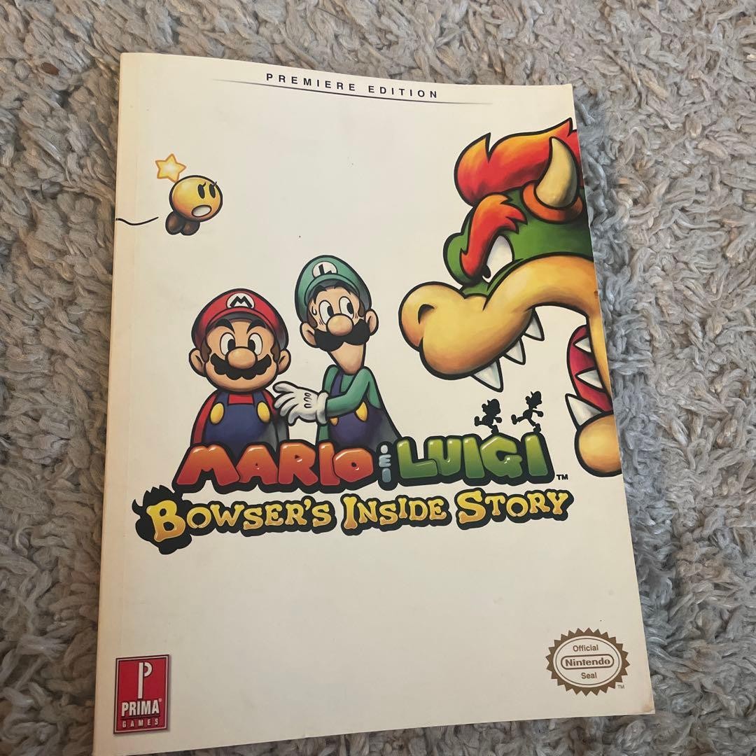Strategy Guide Mario Luigi RPG Overseas Edition Nintendo