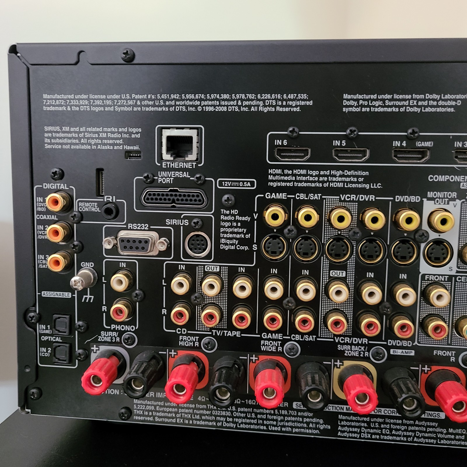 Integra DTR-50. 1 THX Multi-Zone, Bi-Amp
