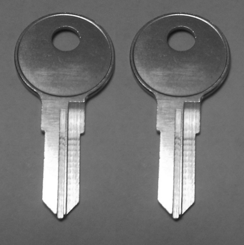 (2) Home Depot Husky Tool Box  Replacement Keys Cut To Key Code HD02