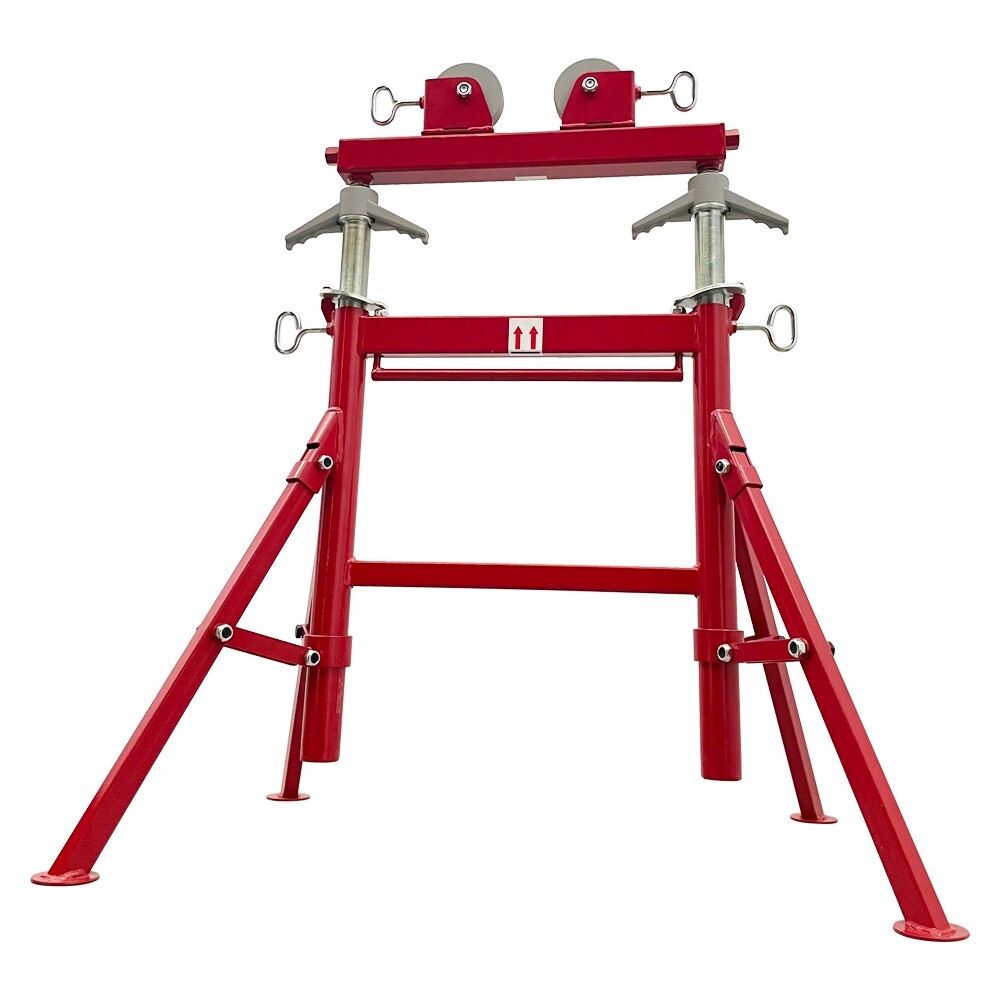 Tube Pipe Roller Support Clamp Welding Positioner Height Adjustable 29"-43"