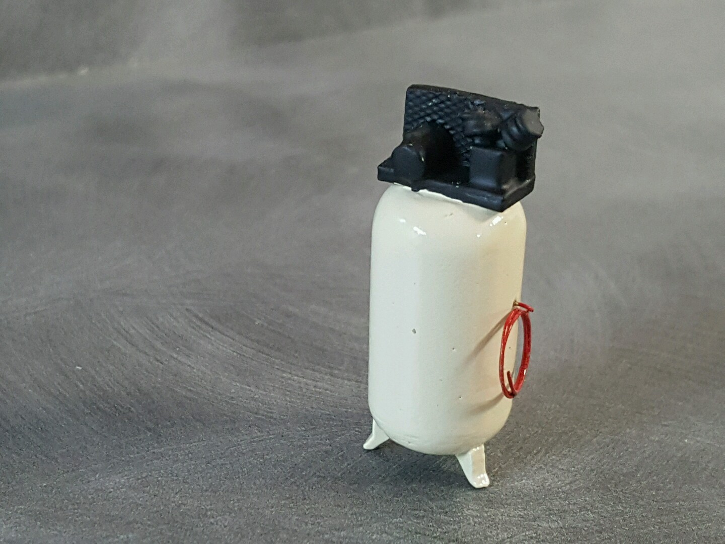 1/64 Custom scratch built Farm almond color air compressor