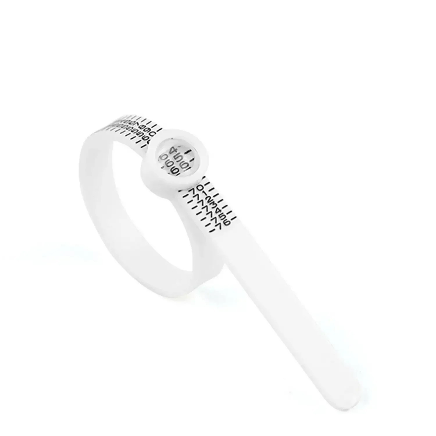 1 Pcs Ring Sizer Measuring Set, Reusable Finger Size Ruler with Magnifying Glass