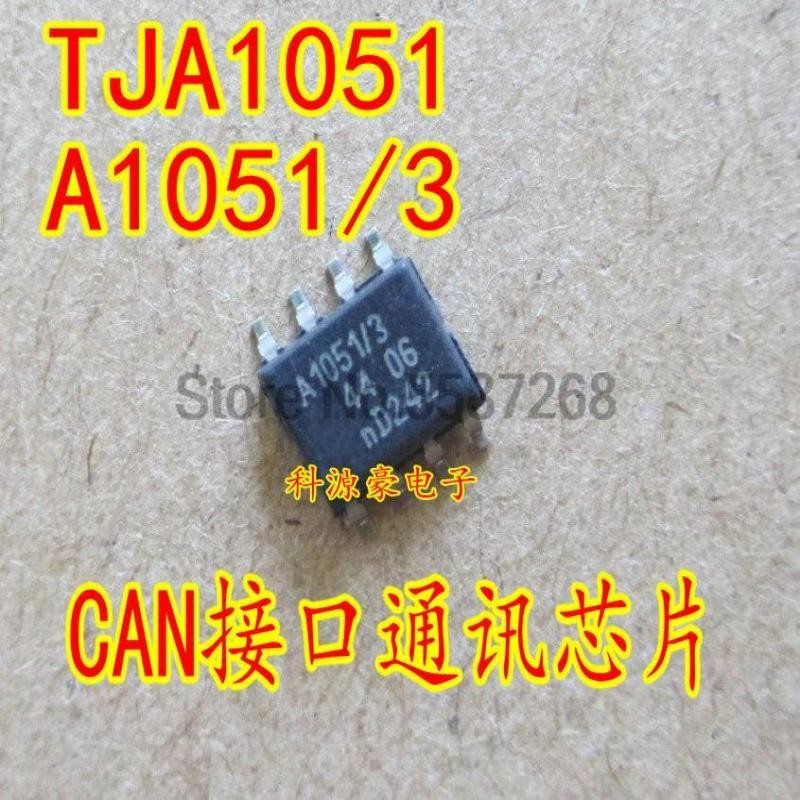 10pcs TJA1051 A1051/3 SOP8 Original Car Computer Board CAN Communication Chip