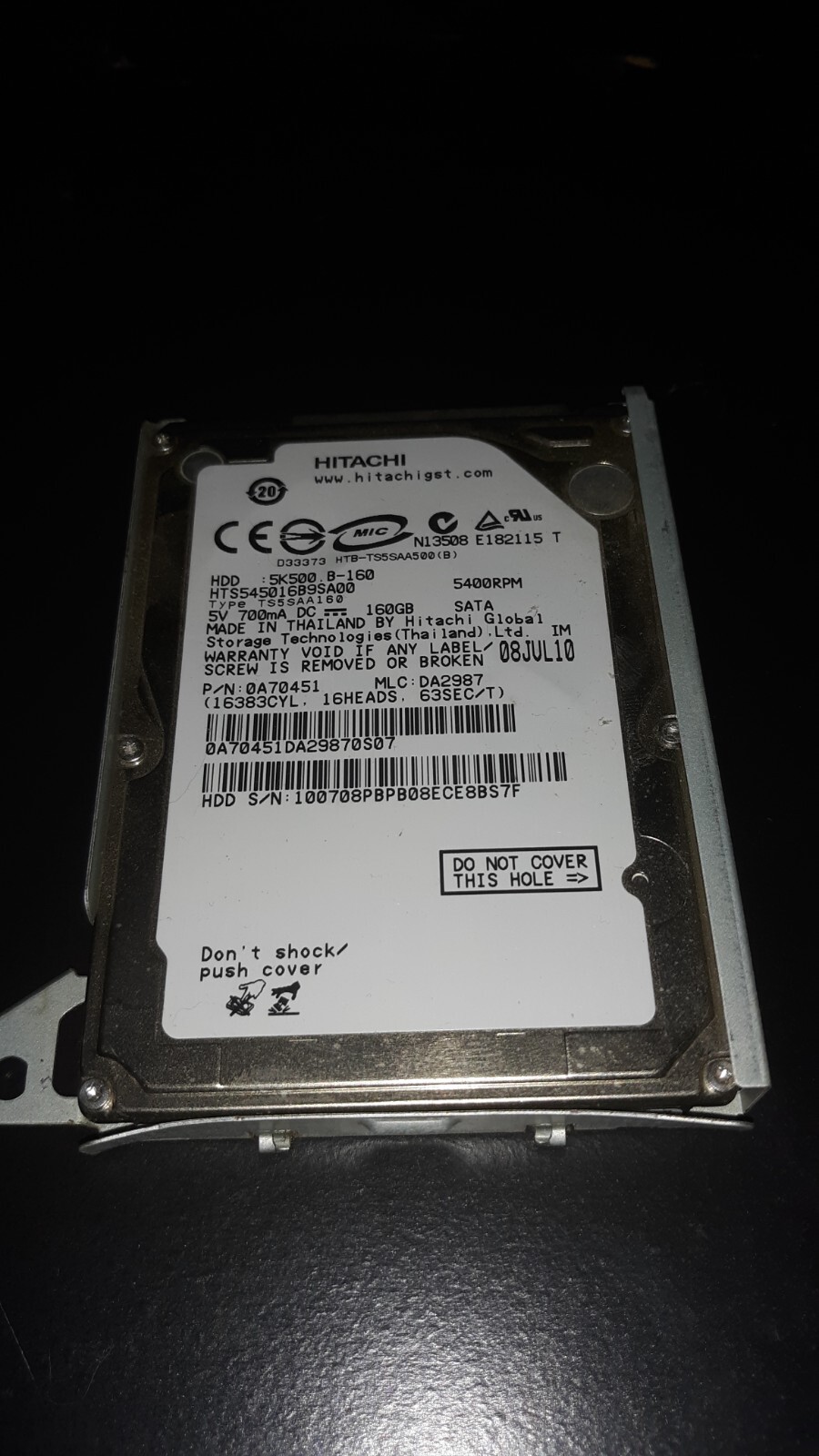 ps4 hard drive internal