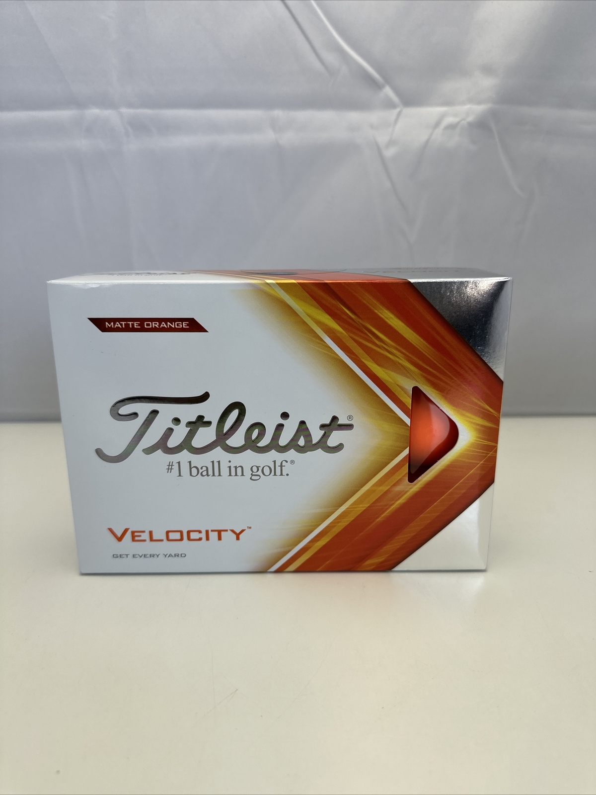 Titleist Velocity Golf Balls (Matte Orange, 12pk) 1 Dozen NEW UNOPENED