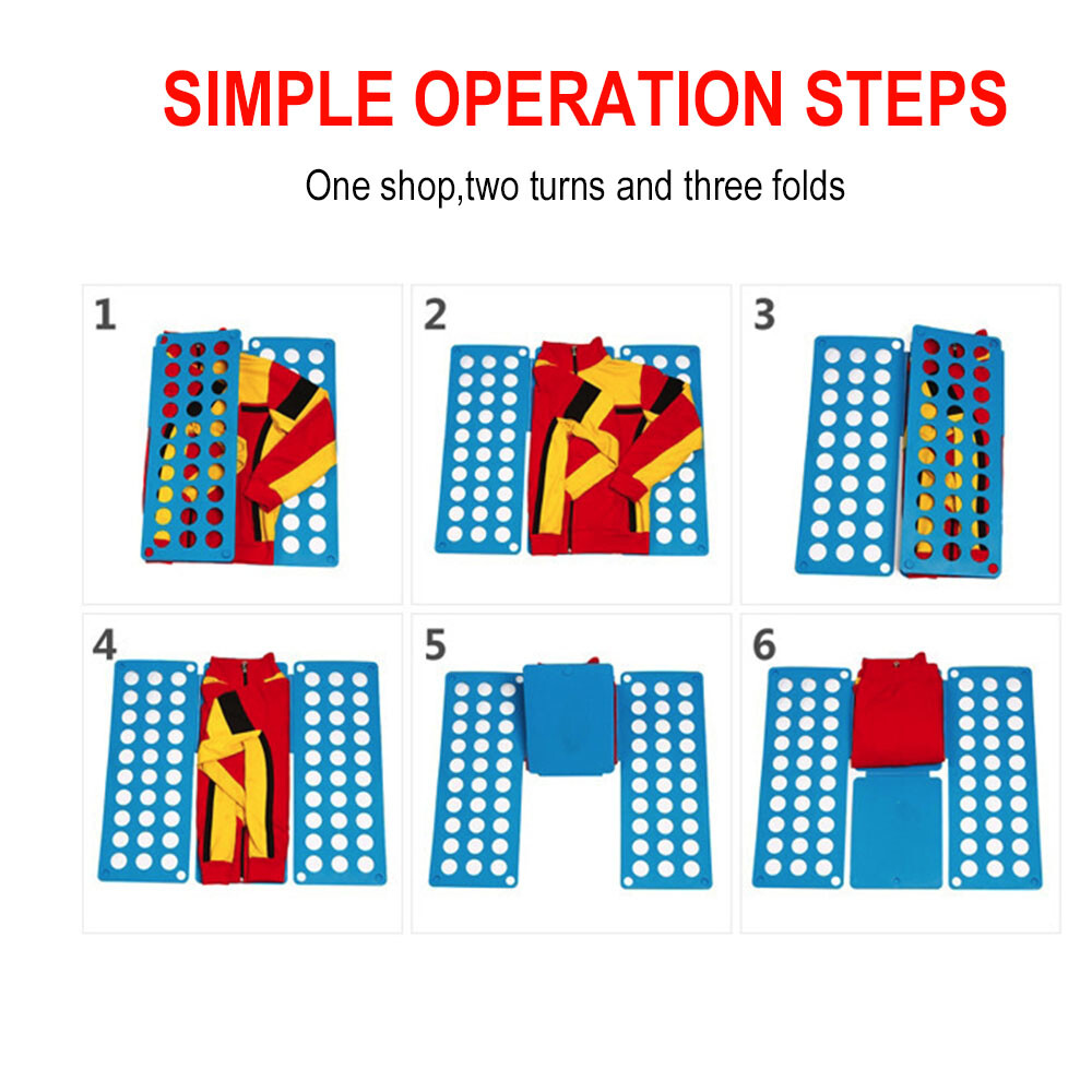Adjustable Clothes Fast Folder Folding Board Laundry Organizer for Child Kids