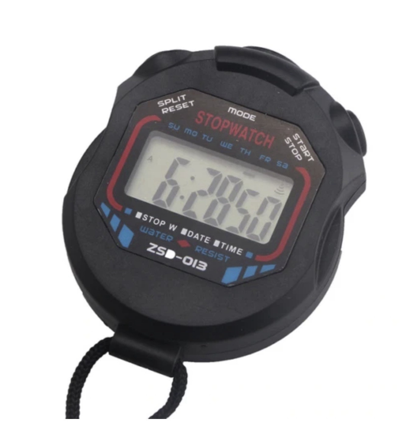 Digital Stopwatch, Black