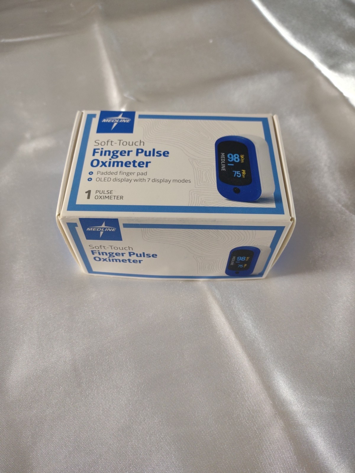 New Medline Soft Touch Finger Pulse Oximeter Digital Display HCSM70S