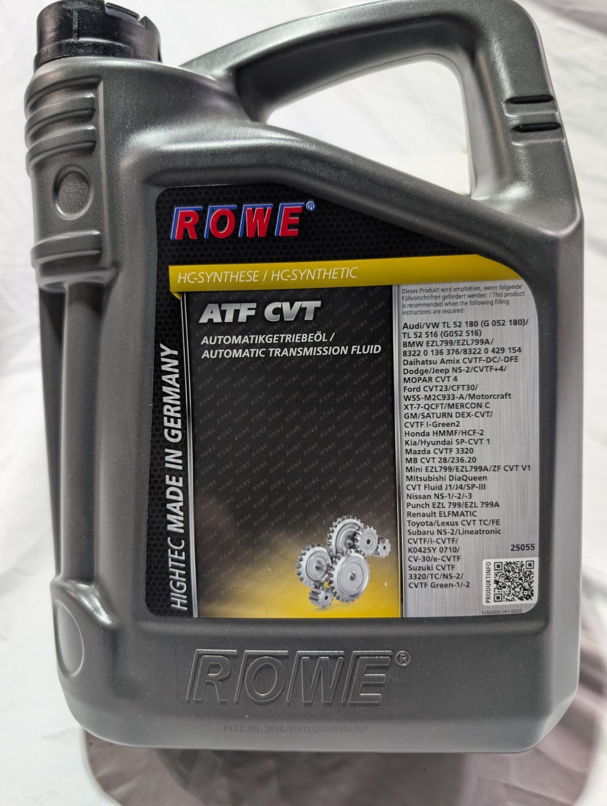 ROWE HIGHTEC ATF Automatic CVT 5 Liter made in Germany