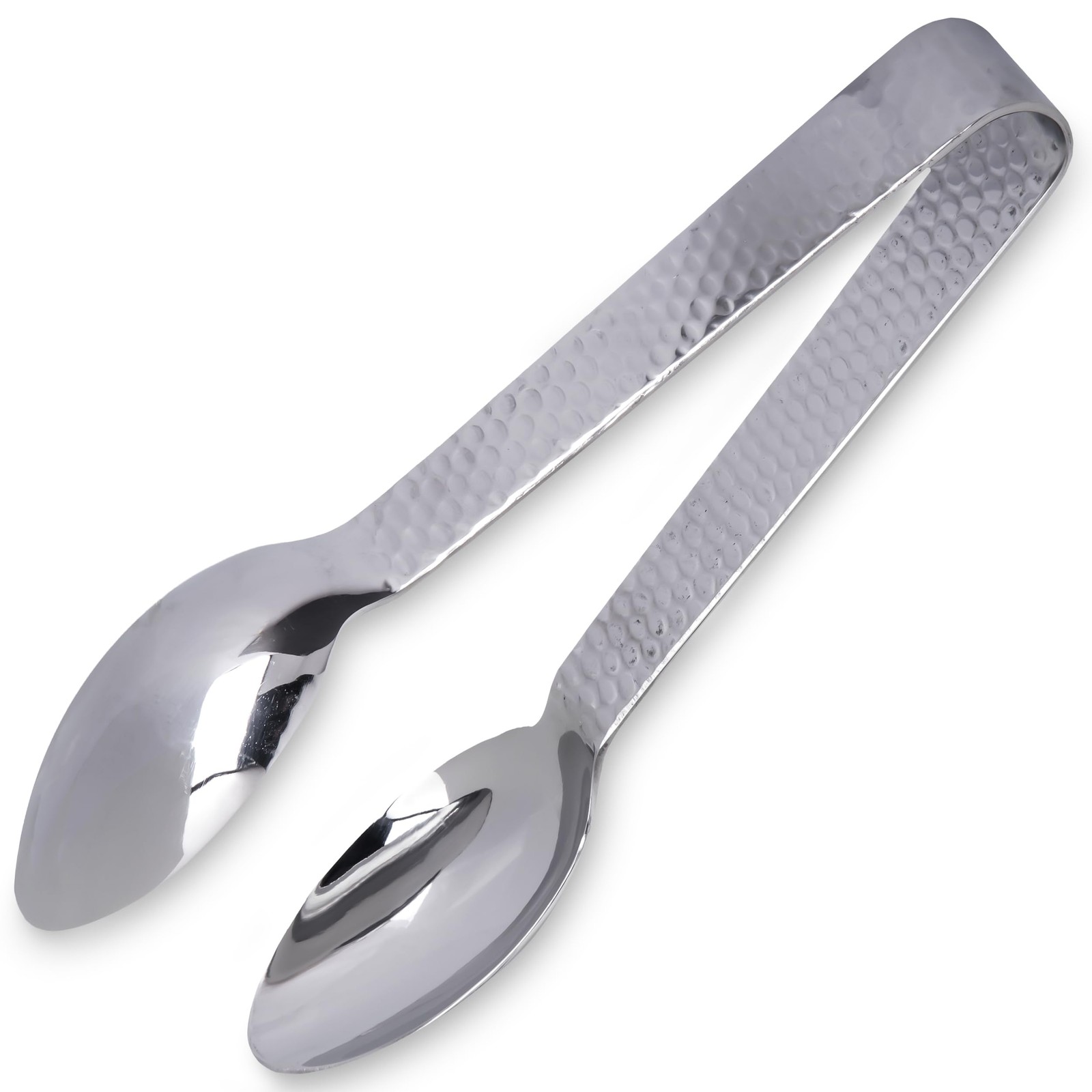 60209 Hammered Stainless Steel Tong, 7