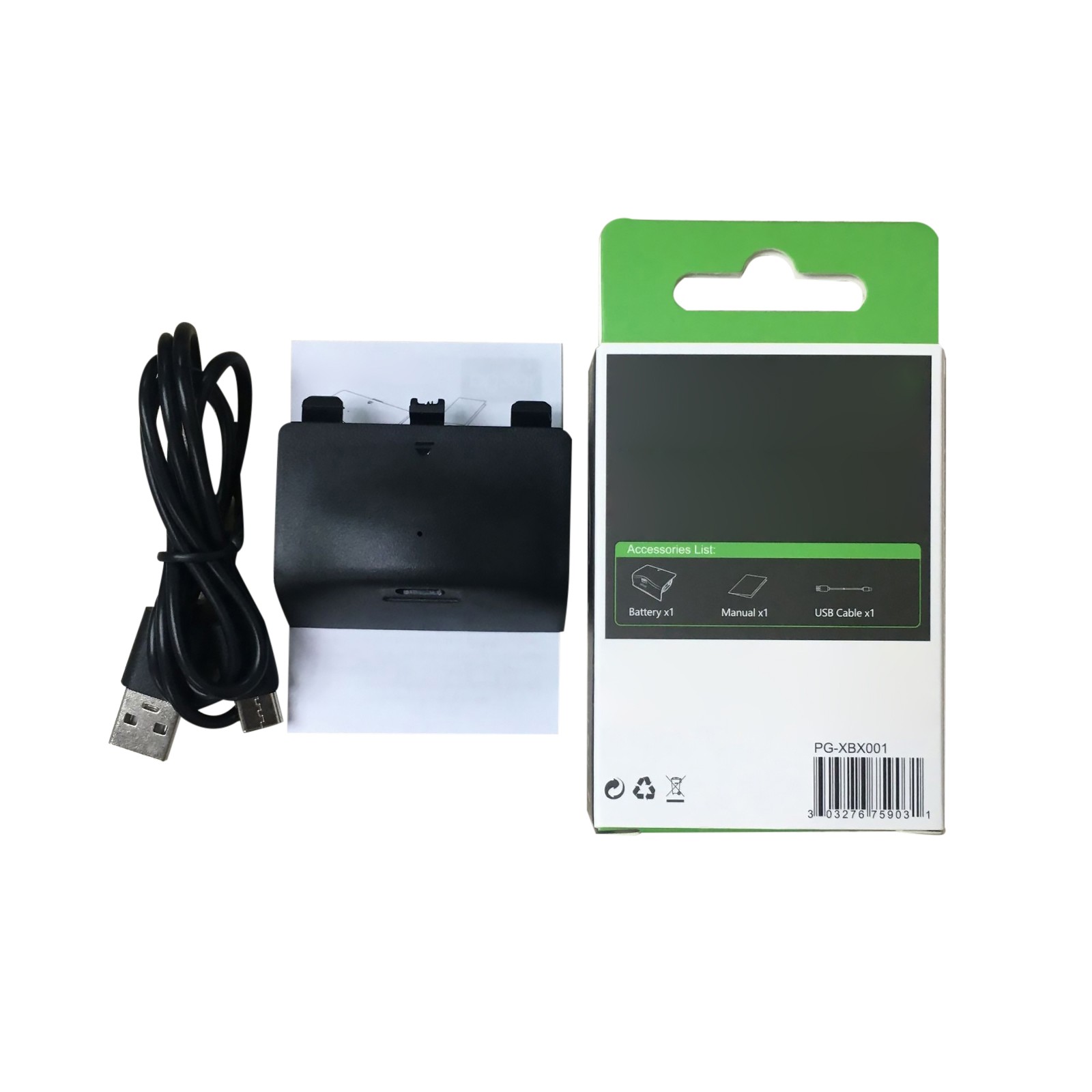 ABS Rechargeable Replace Battery LED Indicator For Xbox Series X/S Controller