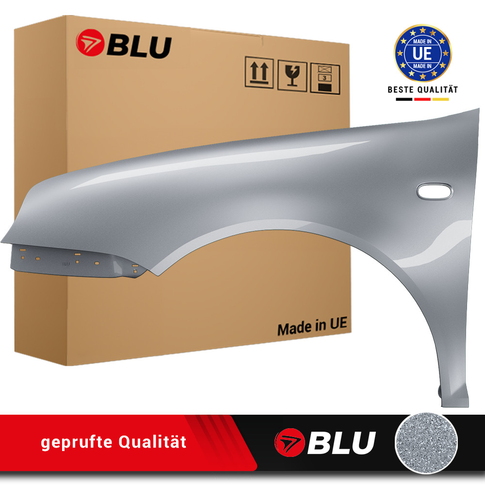 Fender for VW Golf IV 4 LA7W left silver 97-06 front painted new galvanized