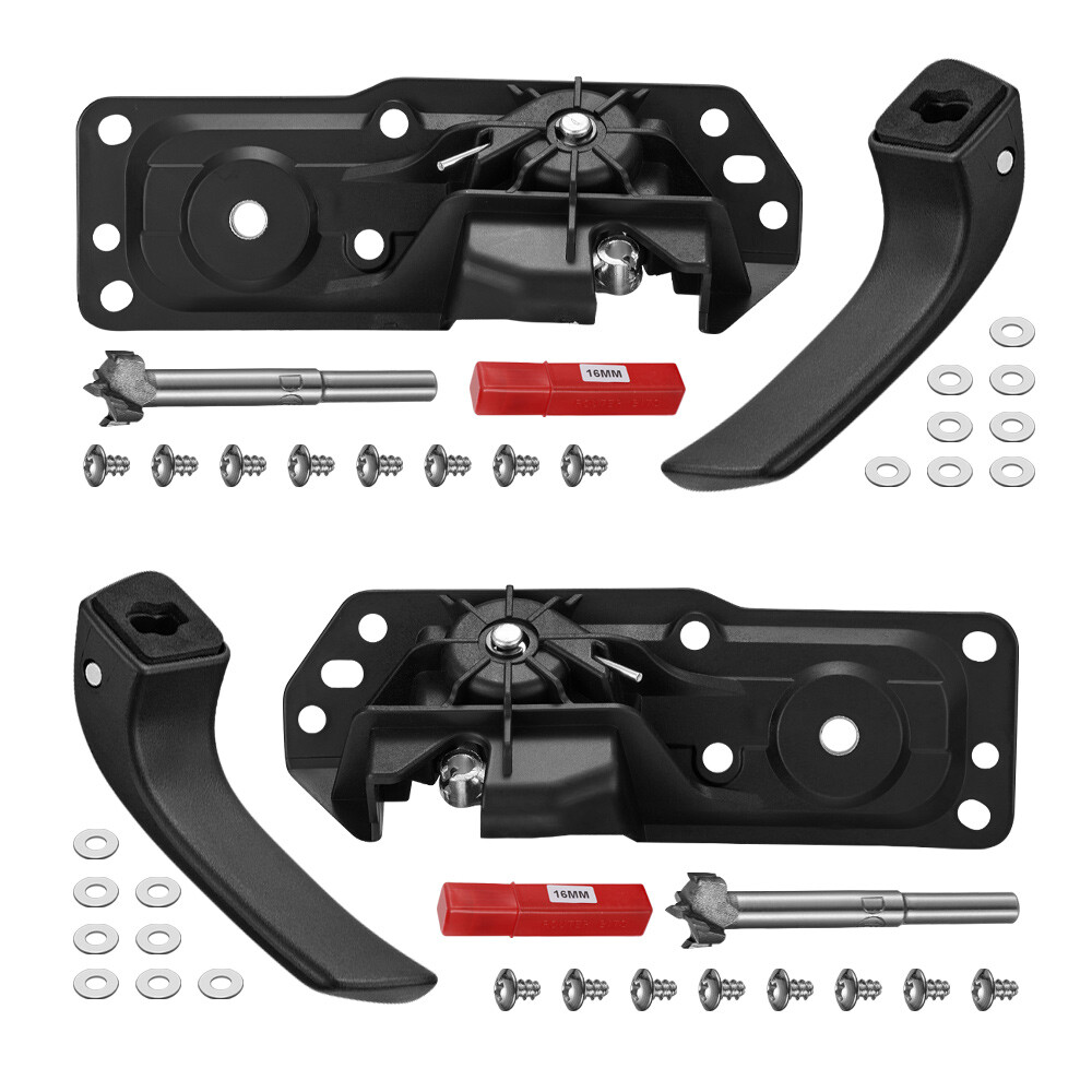 Pair Left Right Inside Door Handle For 07-13 Chevy Silverado GMC Sierra 1500