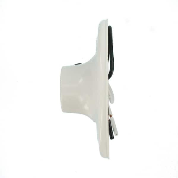660-Watt Medium Base Single Circuit Keyless Outlet Box Mount Plastic Incandescen