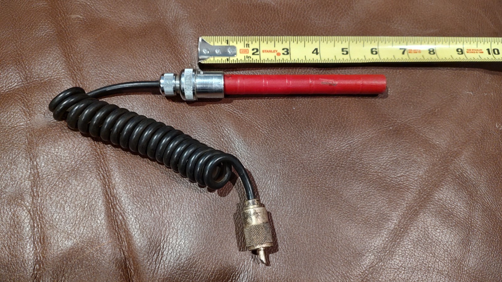 Geiger Muller GM Beta/Gamma Survey Detector Open/Closed Probe with Coiled Cable