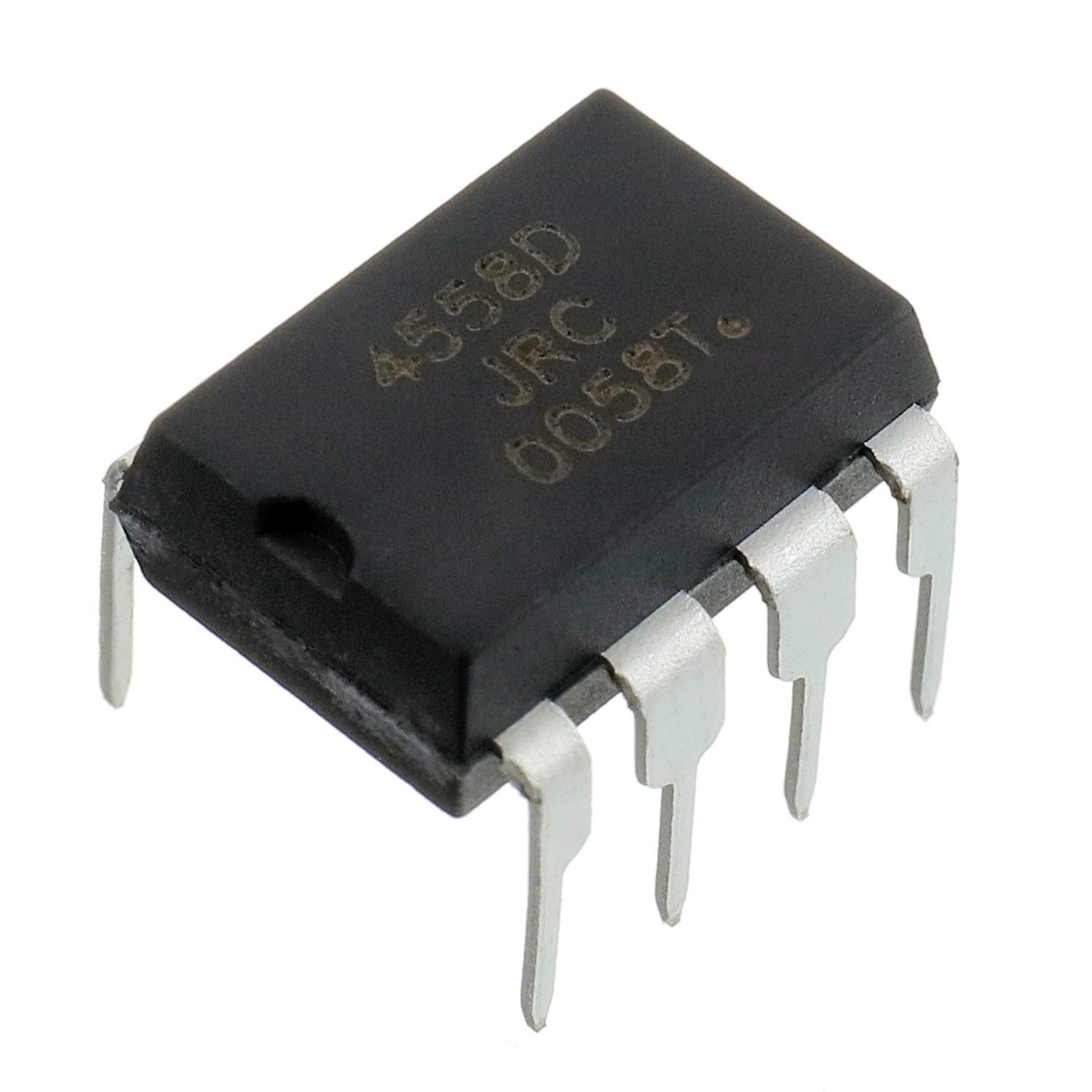 20 PCS JRC4558 Dual Operational Amplifier Internal Compensation Circuit IC