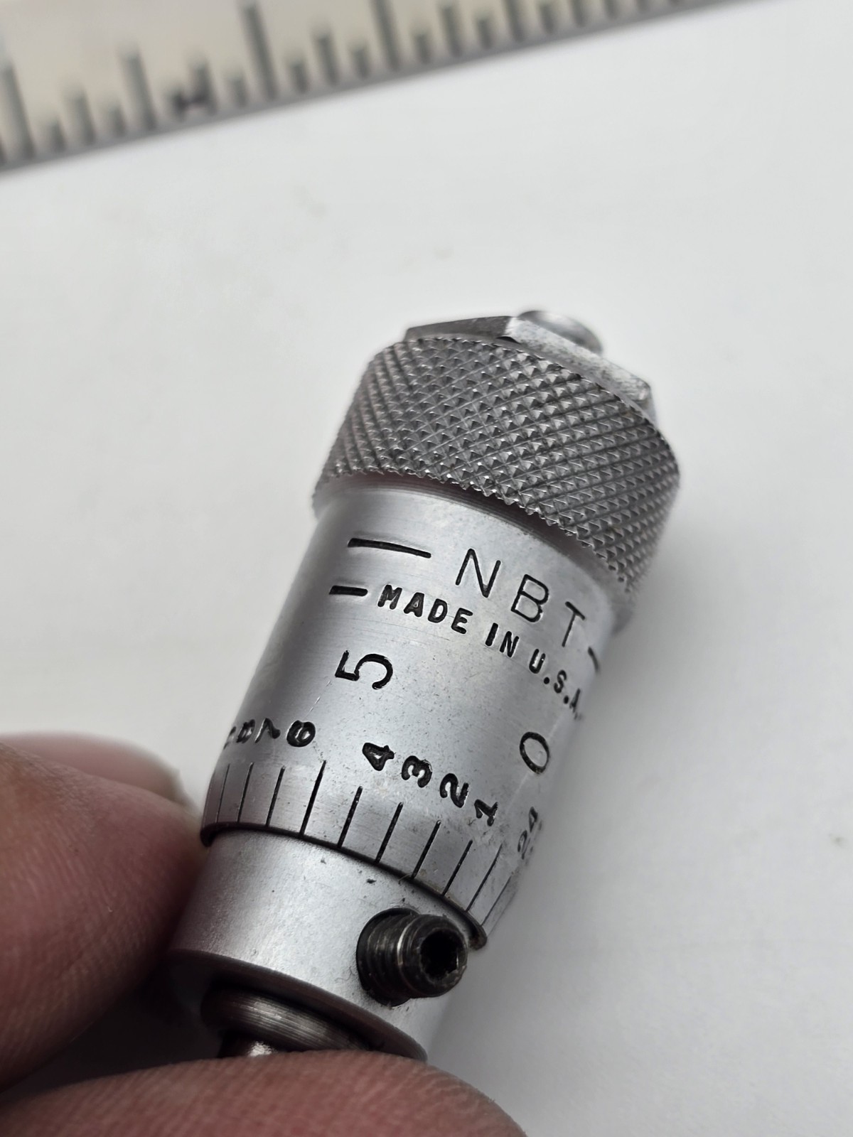 Vintage Machinist Depth Micrometer Gauge Set