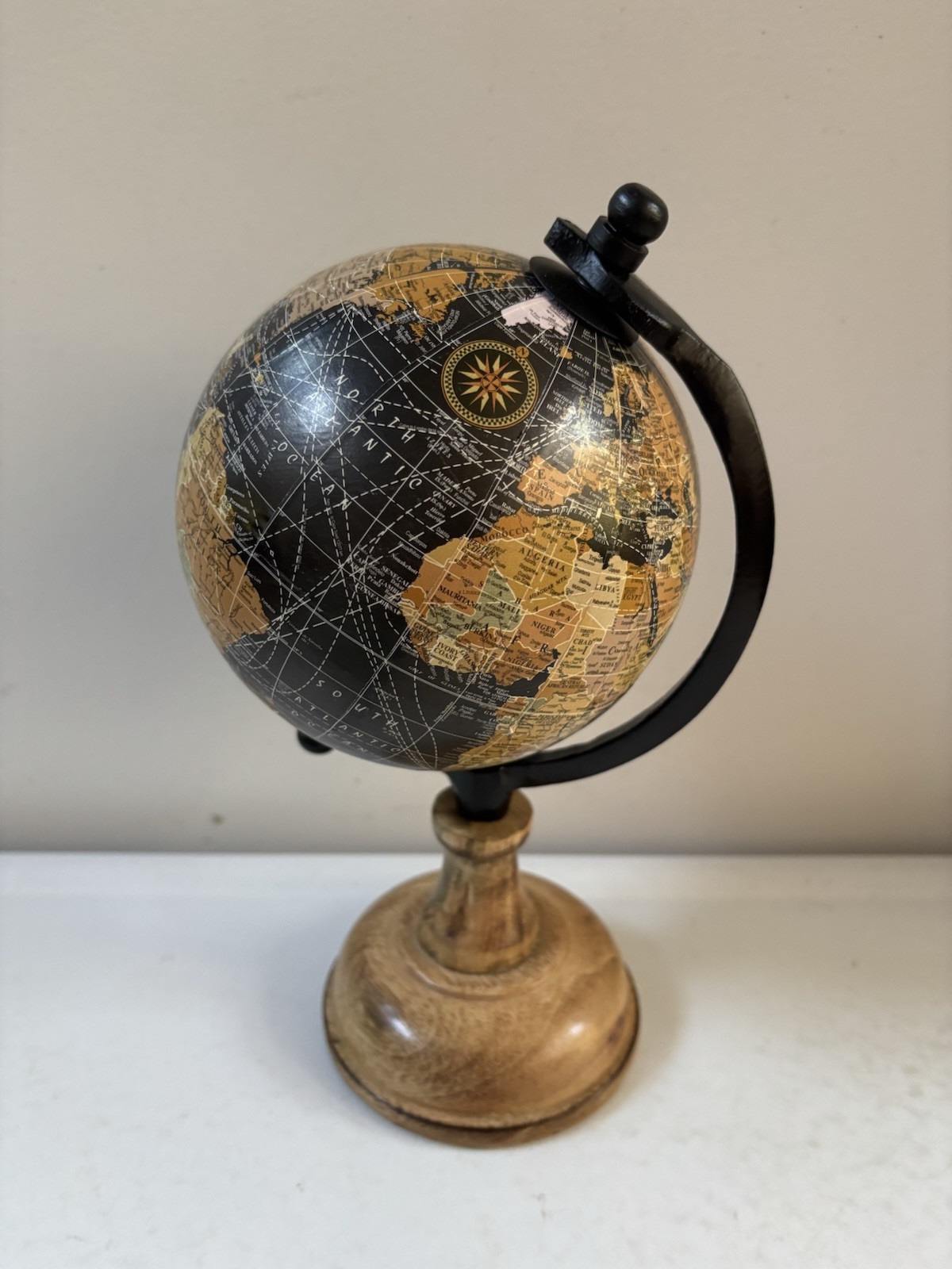 Rotating Table Top Small Globe
