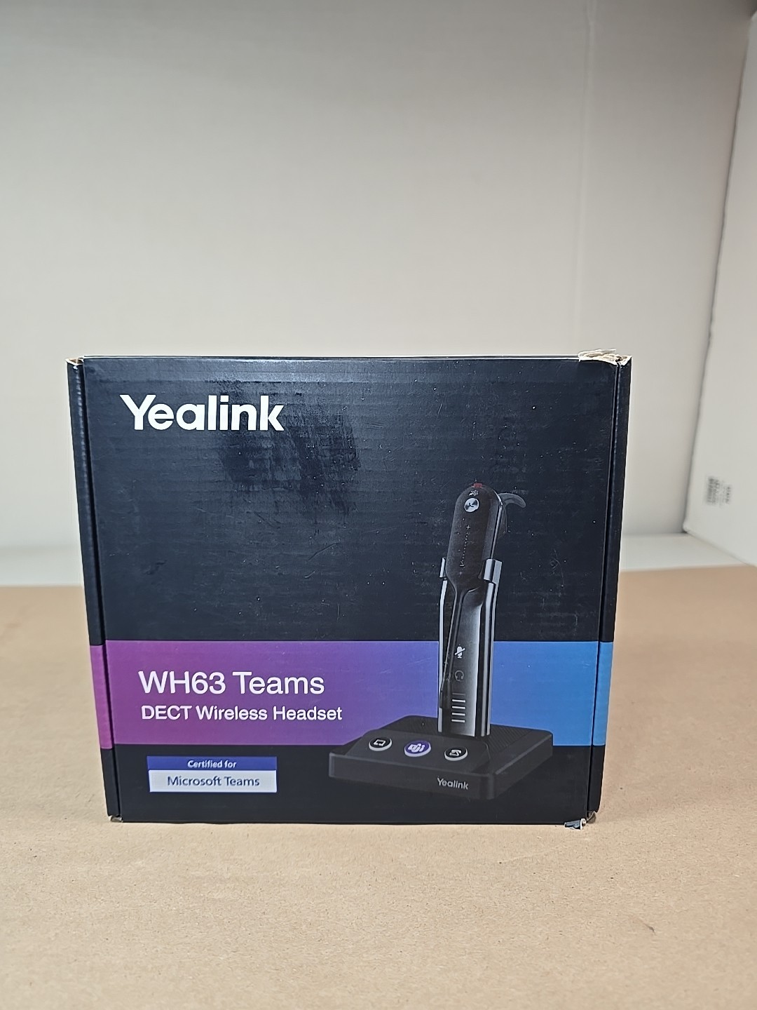 Yealink Wireless DECT Headset WH63 Teams Open Box