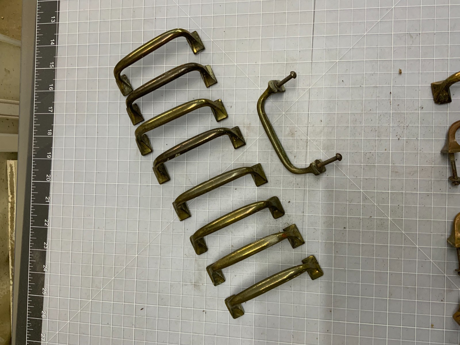 Vintage Brass Drawer Pulls