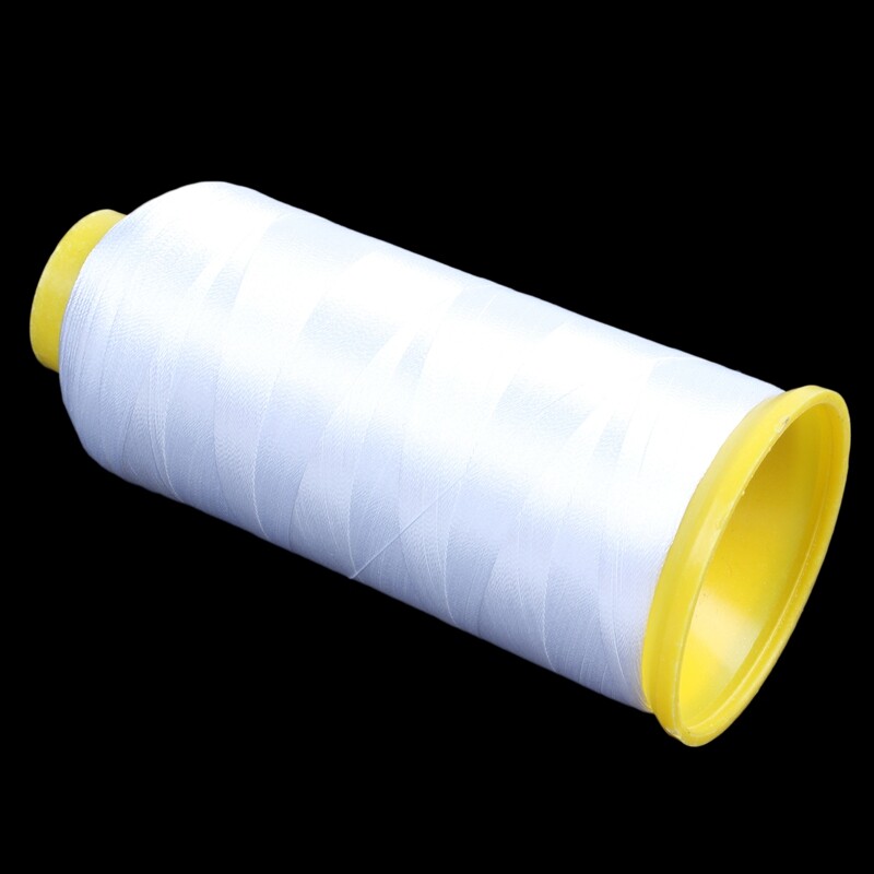 Polyester Embroidery Machine Thread Cones - 5000M White