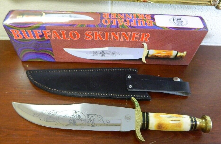 Chipaway Cutlery Bowie Knife Style Buffalo Skinner -  New w/Box