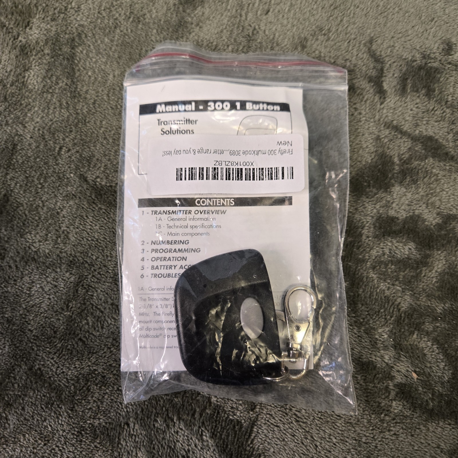 NEW FIREFLY 300MCD21K COMPATIBLE MULTICODE MULTI CODE 3060 3070 3089 LINEAR