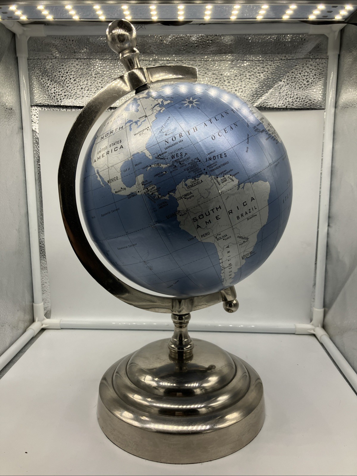 Nautical Globe 15” / Luxury Hand Crafted In India - FREE SHIPPING
