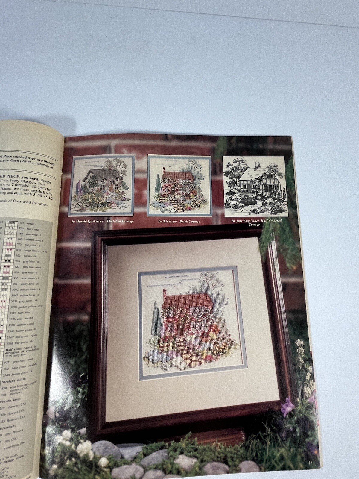 Better Homes and Gardens Cross Stitch Magazine Patterns Craft Needlework Jun 90