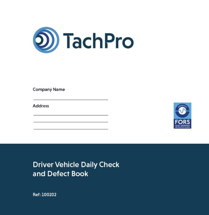 TACHPRO  CHECK & DEFECT BOOK X 2.  50 PAGE DUPLICATE /PSV / HGV X 2