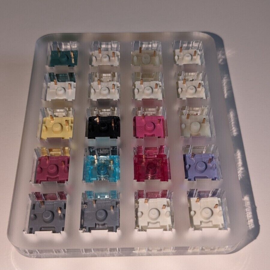 Mechanical Keyboard Complete Linear Switch Tester - Mixed Key Caps