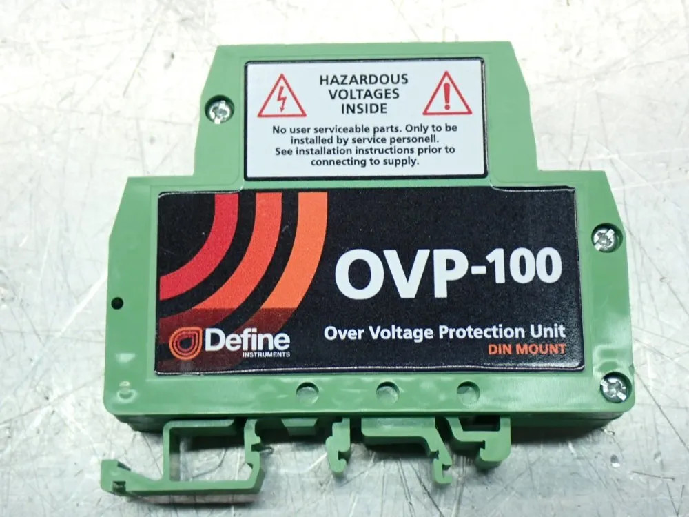 DEFINE INSTRUMENTS OVP-100 OVER VOLTAGE PROTECTION UNIT, 2PCS 07251470332