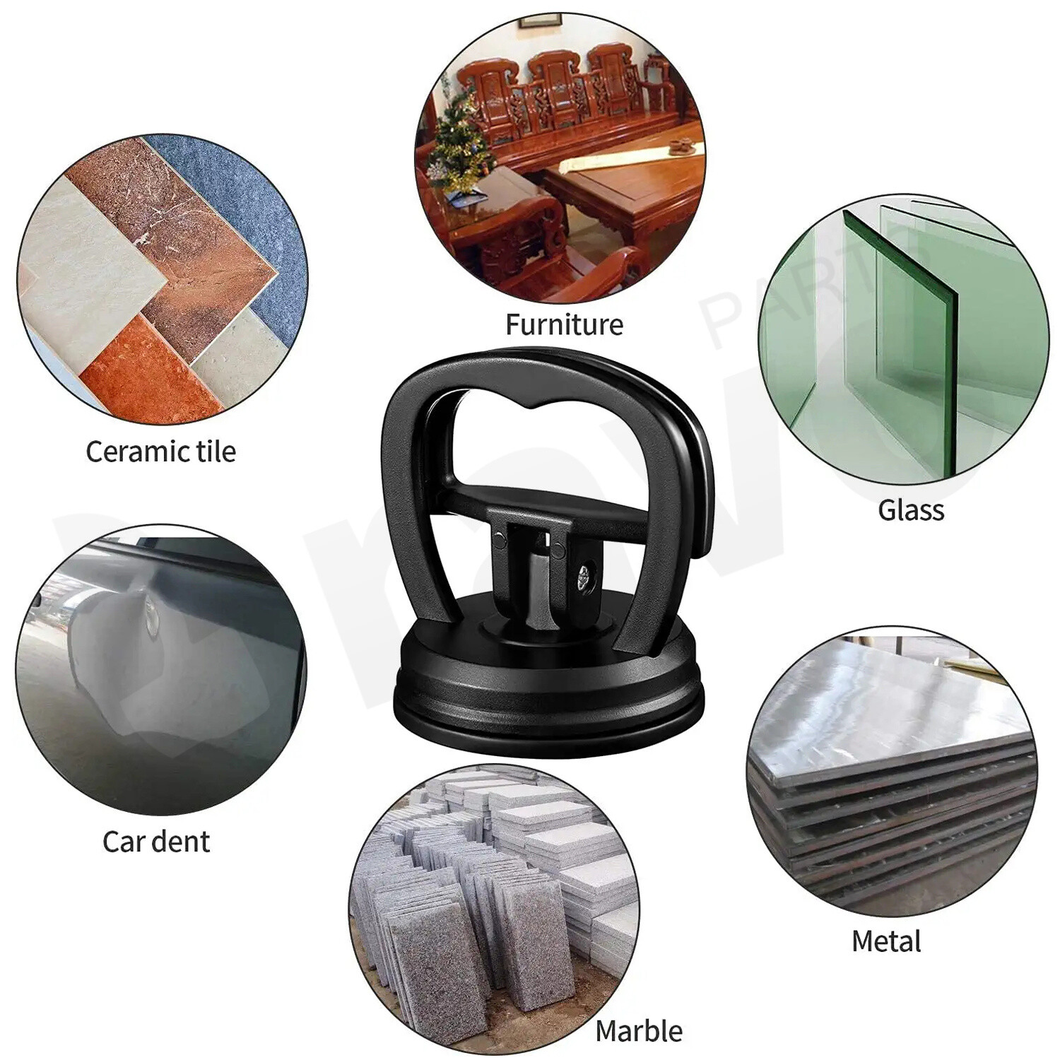 Auto Body Dent Repair Puller Pull Panel Ding Remover Sucker Suction Cup Tool