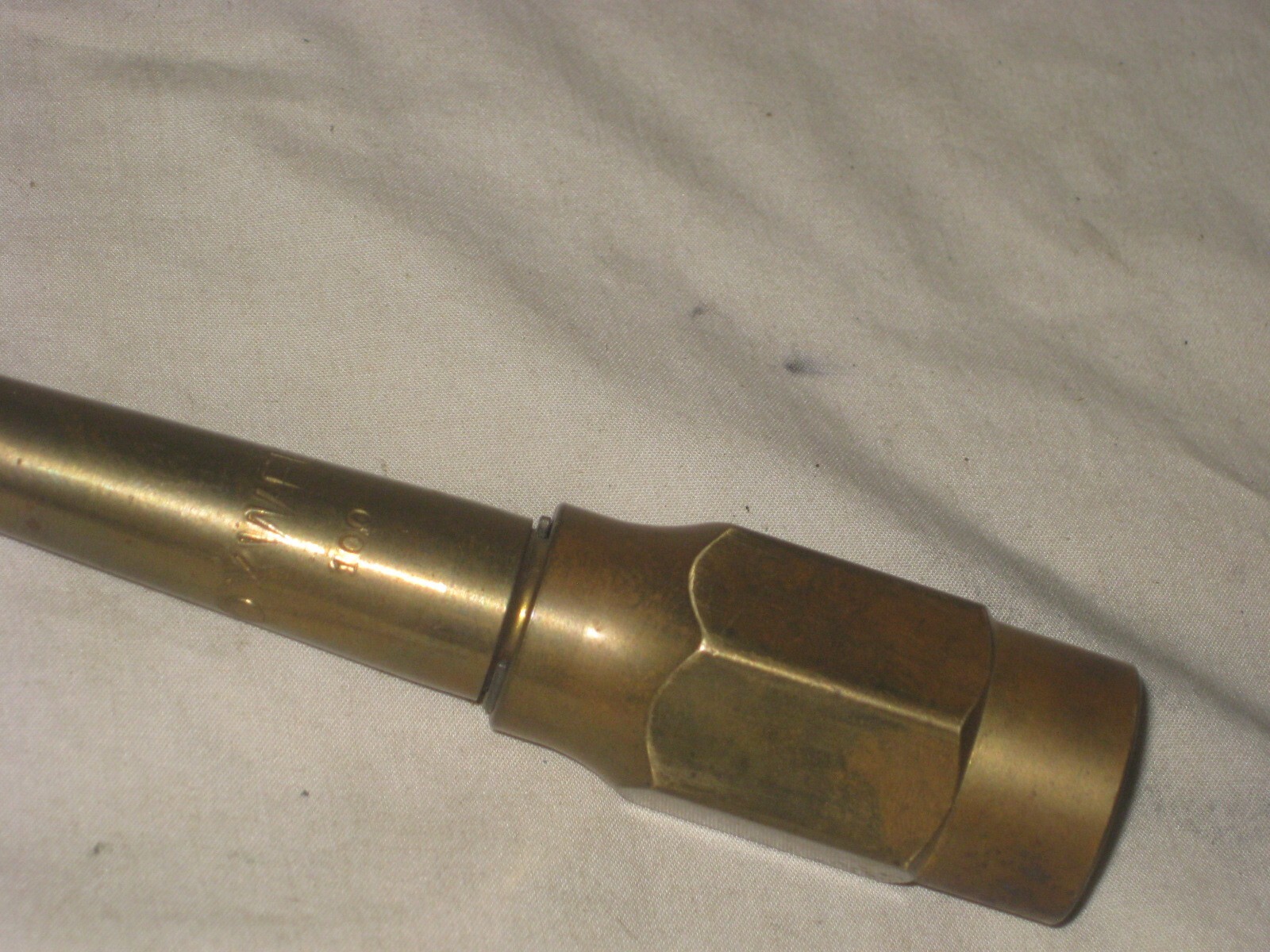 pre-owned OXWELD 100A 100 welding torch end nozzle heating assembly