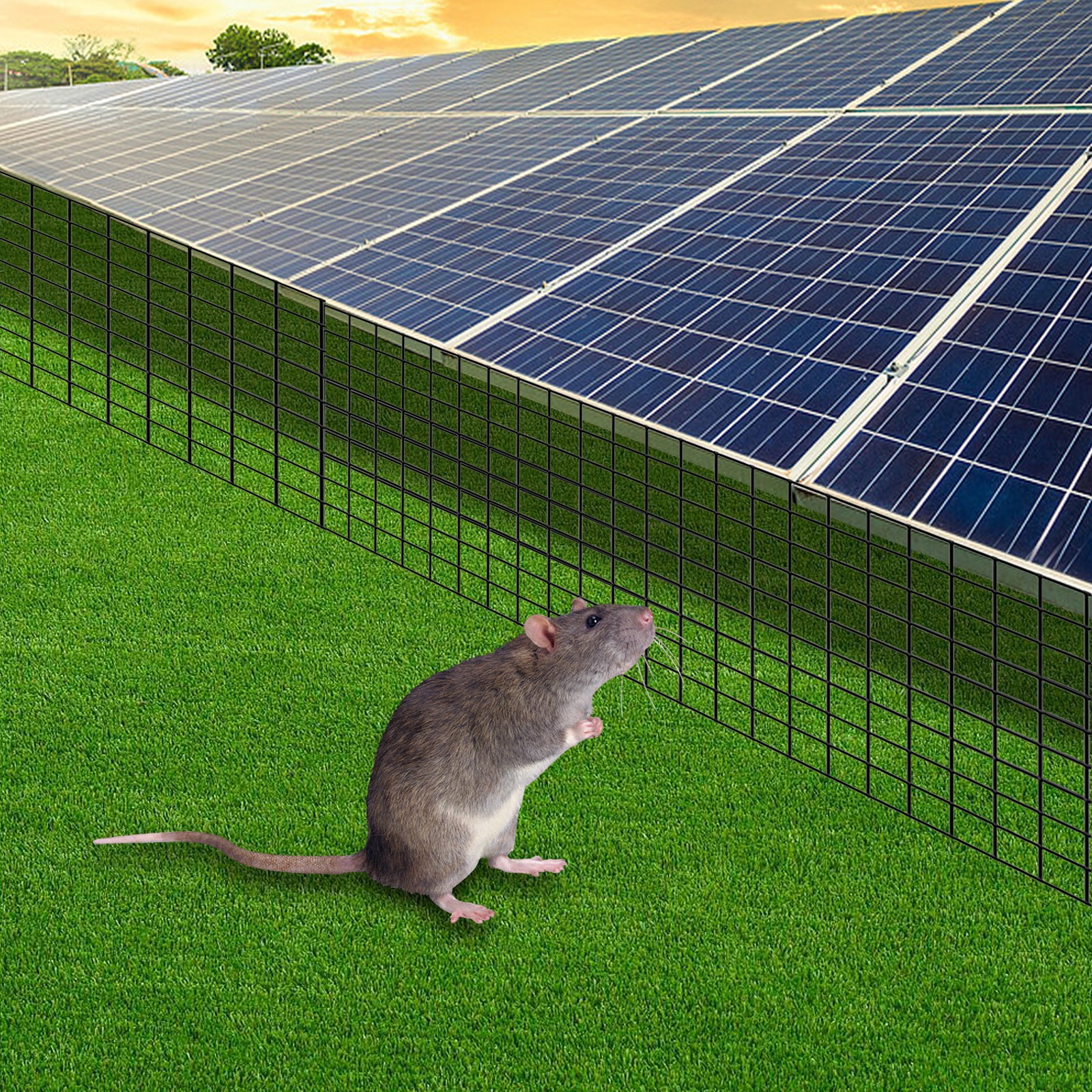 100ft Solar Panel Wire Mesh Roll & clip kit - Pigeon Bird Proofing Guard kit new