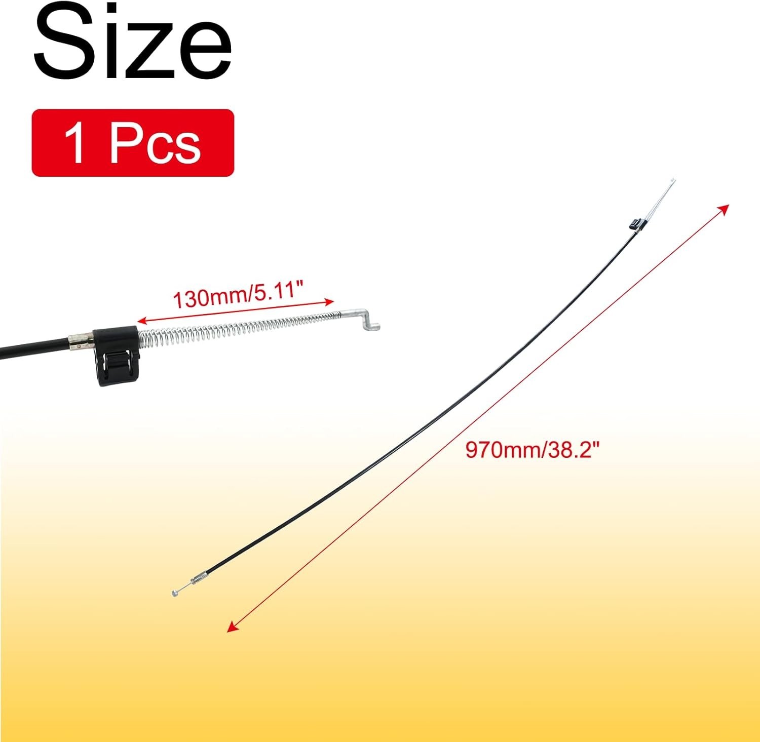 Durable 38.2in Universal Recliner Cable - Perfect Replacement for Most Sofas