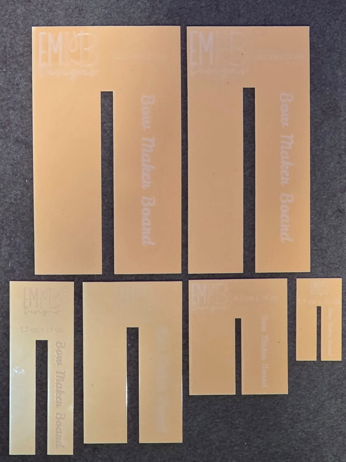 Acrylic Bow Making Boards – bow Maker Templates for Perfect Bows