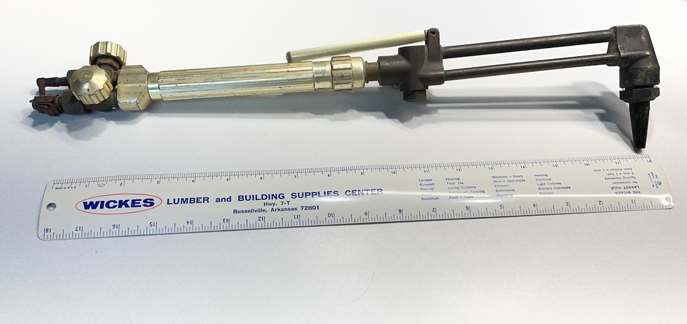 Vintage MILES Brass Cutting Torch Large Size