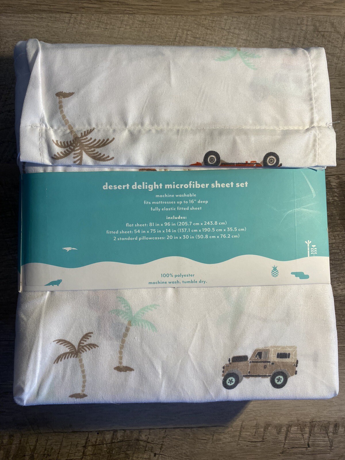 Pillowfort Desert Delight Microfiber Full Sheet Set