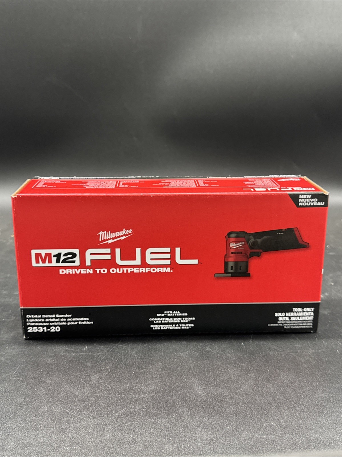 Milwaukee 2531-20 M12 FUEL Orbital Detail Sander