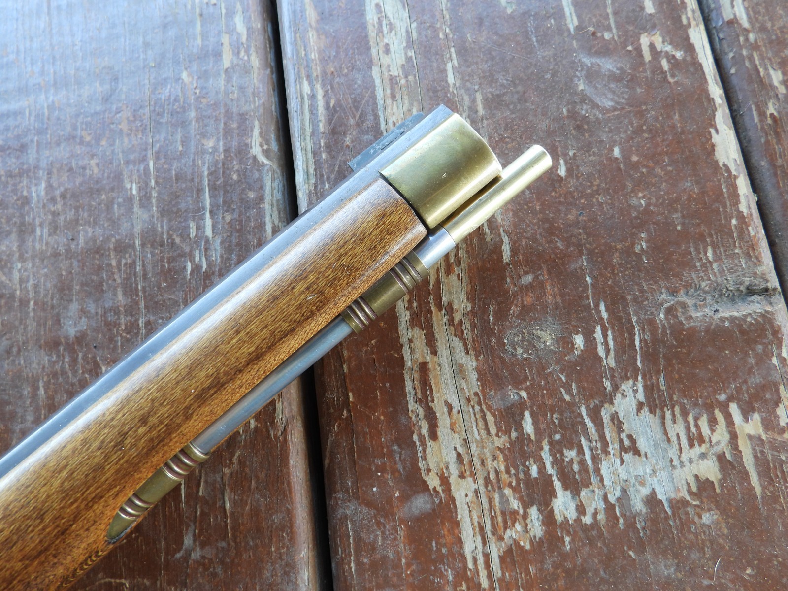 CVA Custom Made Kentucky Pistol Ramrod Solid Aluminum With Brass Threaded Ends