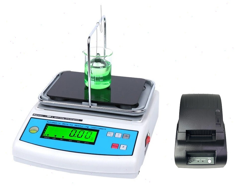 Economy Liquid Densimeter with Printer RS232C 0.01~300g Accuracy 0.001g/cm³