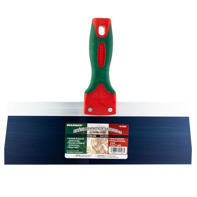 Warner Mexican Heritage Blue Steel Taping Knife Set (8,10,12")