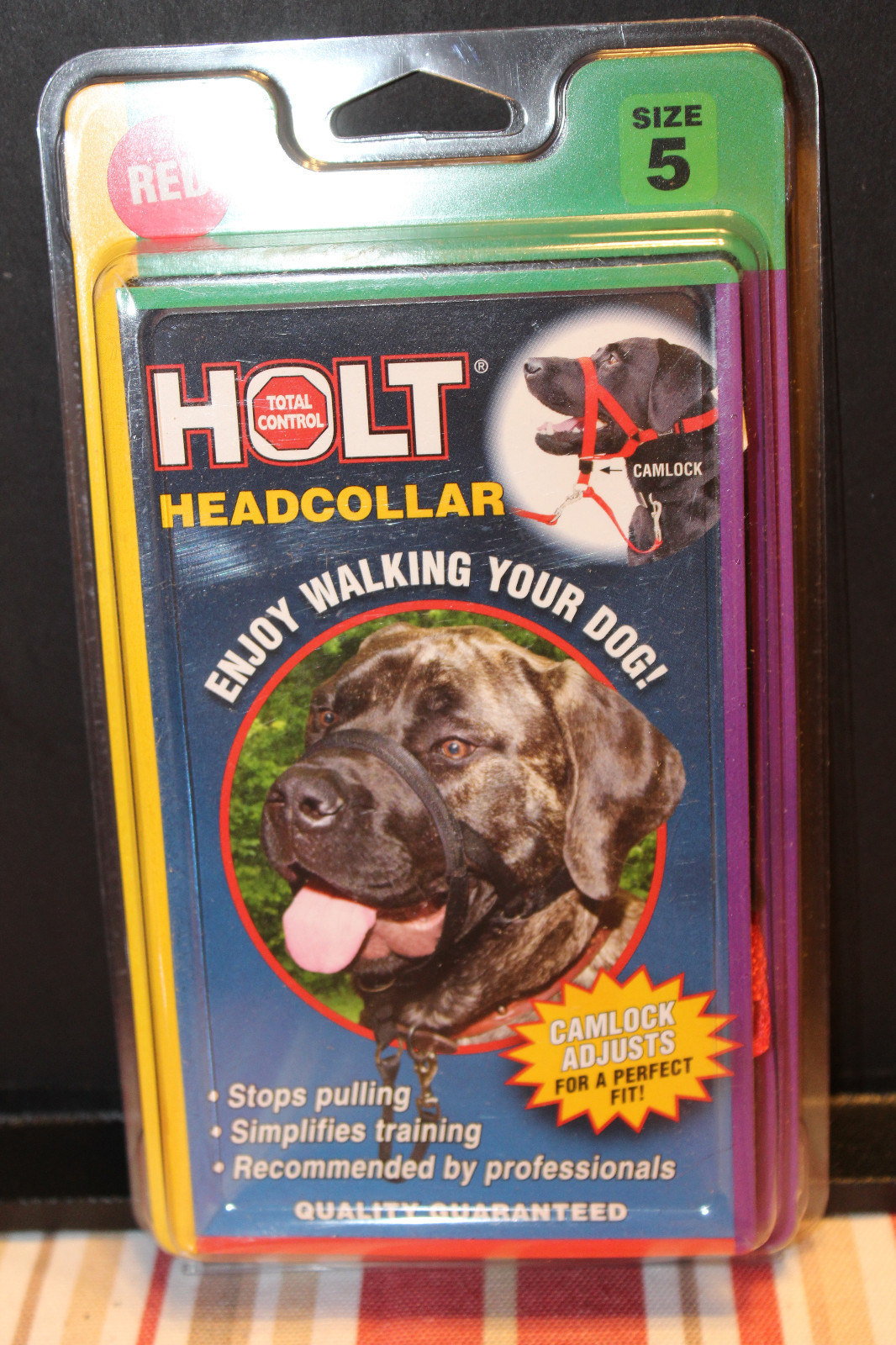 Coastal Holt Head Collar Sz. 5 black new in package