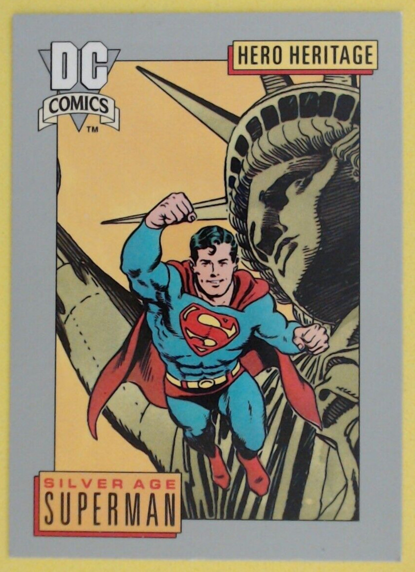 1992 Impel DC Cosmic Comic Cards #17 Superman - Silver Age